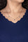Collier Messika My Twin Trio - Collier en or blanc 18 carats et diamants 58 Facettes 4914822RV