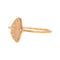 Bague 51 Ginette NY - Bague Gingko en or rose et diamants 58 Facettes 4915169RV