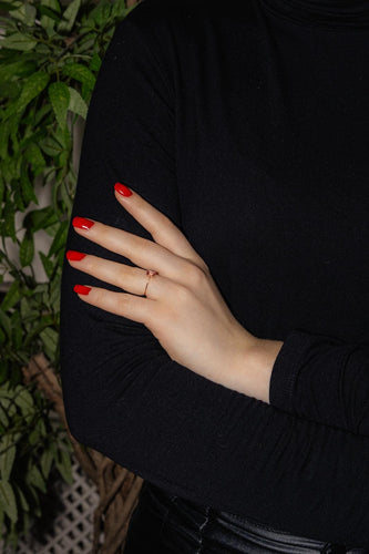 Bague 51 Ginette NY - Bague Mini Cocktail en or rose et topaze rose 58 Facettes 4915170RV