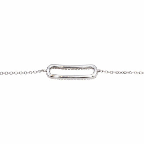 Bracelet Bracelet en or blanc 18 carats serti de diamants 58 Facettes 4916766RV