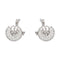 Boucles d'oreilles Boucles d’oreilles en or blanc 18 carats et platine, diamants 58 Facettes 4932002CN
