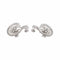 Boucles d'oreilles Boucles d’oreilles en or blanc 18 carats et platine, diamants 58 Facettes 4932002CN