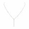 Collier Messika Collier Gatsby Or blanc Diamant 58 Facettes 4933850RV