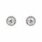 Boucles d'oreilles Boucles d’oreilles puces en or blanc 18 carats et diamants 58 Facettes 4936104CN