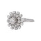 Bague 53 Bague marguerite en or blanc 18 carats et diamants 58 Facettes 4936106CN