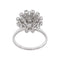 Bague 53 Bague marguerite en or blanc 18 carats et diamants 58 Facettes 4936106CN