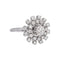 Bague 53 Bague marguerite en or blanc 18 carats et diamants 58 Facettes 4936106CN