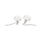 Boucles d'oreilles Chanel Camélia - Boucles d’oreilles dormeuses en or blanc, agates et diamants 58 Facettes 4944033RV
