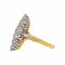 Bague 53 Bague marquise pavée de diamants en or jaune et blanc 18 carats 58 Facettes 4951648CN