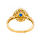 Bague 51 Bague Or jaune Saphir, Diamant 58 Facettes 4951649CN