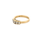 Bague 53 Bague demi-tour en or jaune 18 carats et diamants 58 Facettes BO/240029/