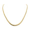 Collier Collier maille haricot en or jaune 18 carats 58 Facettes 5002421CN