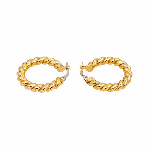 Boucles d'oreilles Boucles d'oreilles Créoles  Or jaune 58 Facettes 5015588CN