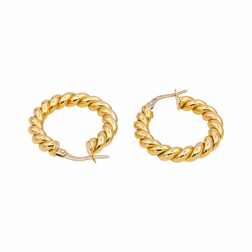 Boucles d'oreilles Boucles d'oreilles Créoles  Or jaune 58 Facettes 5015588CN
