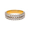 Bague 56 Bague Or jaune, Or blanc Diamant 58 Facettes 5018768RV