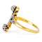 Bague 52.5 Bague à volutes en or 18k et platine avec diamants taille rose 58 Facettes C41EA70EDDD644F8852C9AFE53AA9E9C