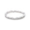 Bague 55 Akillis Capture Light - Bague alliance tour complet en or blanc et diamants 58 Facettes 5069572RV
