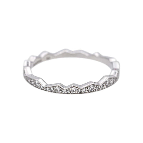 Bague 55 Akillis Capture Light - Bague alliance tour complet en or blanc et diamants 58 Facettes 5069572RV