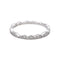 Bague 55 Akillis Capture Light - Bague alliance tour complet en or blanc et diamants 58 Facettes 5069572RV
