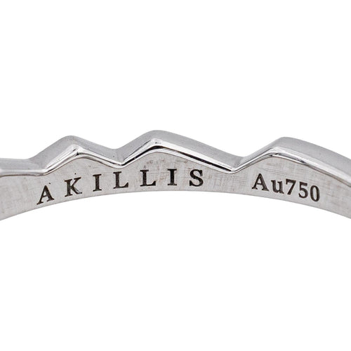 Bague 55 Akillis Capture Light - Bague alliance tour complet en or blanc et diamants 58 Facettes 5069572RV