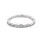 Bague 55 Akillis Capture Light - Bague alliance tour complet en or blanc et diamants 58 Facettes 5069572RV