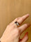 Bague 60 Bague cocktail rubis et diamants en or jaune et blanc 18 carats 58 Facettes