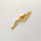 Pendentif 40 mm x 10 mm Pendentif en or jaune 18 carats et diamants 58 Facettes 5605