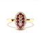 Bague 54 Bague coccinelle en Or jaune, rubis & diamants 58 Facettes