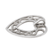 Pendentif Repossi Love - Pendentif cœur en or blanc et diamants 58 Facettes 577672GD