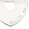 Pendentif Poiray - Pendentif cœur en or blanc 18 carats 58 Facettes 577832CN