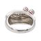 Bague 51 Bague en platine et or blanc 18 carats rubis et diamants 58 Facettes 578014CD