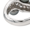 Bague 53 Bague Toi et Moi en or blanc 18 carats, perles et diamants 58 Facettes 578034CD