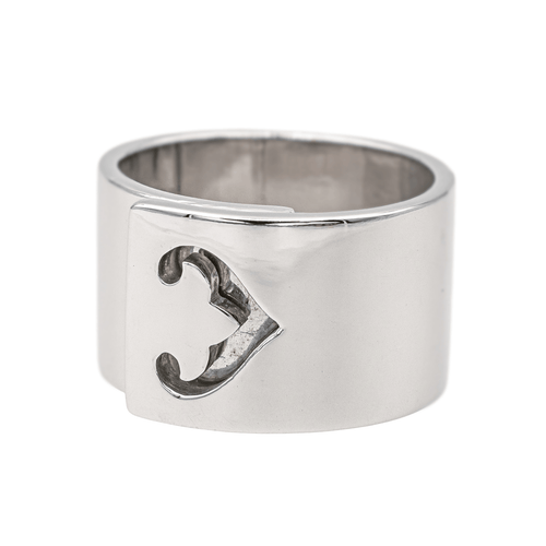 Bague 53 O.J. Perrin Légendes - Bague grand modèle en or blanc 58 Facettes 578043CD