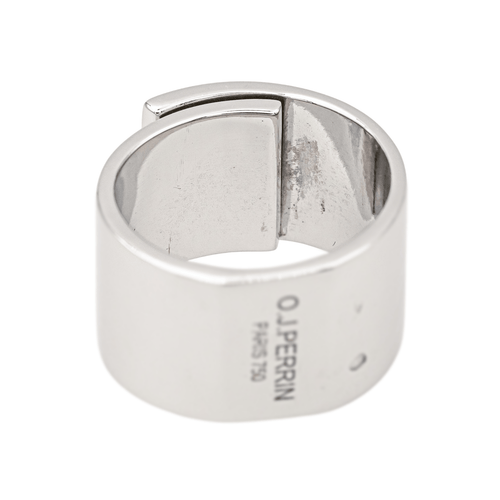 Bague 53 O.J. Perrin Légendes - Bague grand modèle en or blanc 58 Facettes 578043CD
