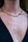 Collier Collier maille grain de café en or jaune et or rose 18 carats 58 Facettes 578109CD