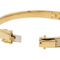 Bracelet Bracelet jonc rigide en or jaune 18 carats pavé de diamants 58 Facettes 578184CD
