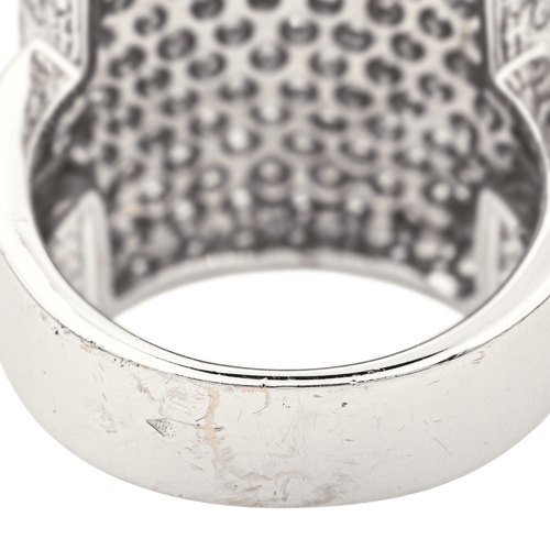 Bague 56 Bague Or blanc Diamant 58 Facettes 578262CD