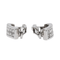 Boucles d'oreilles Boucles d'oreilles en or blanc 18 carats et diamants 58 Facettes 578310CD
