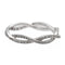 Bague 53 Eternamé Entrelacs - Bague en or blanc 18 carats et diamants 58 Facettes 578314CD