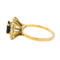 Bague 55 Bague en or jaune 18 carats avec saphir et diamants 58 Facettes 578410CD