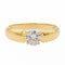Bague 55 Bague solitaire en or jaune 18 carats avec diamant taille brillant 58 Facettes 578417CD