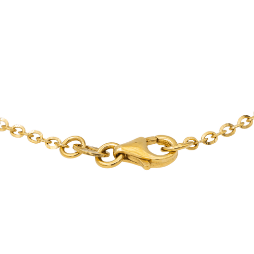 Bracelet Bracelet grain de café en or jaune et or blanc 18 carats 58 Facettes 578490CD