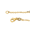 Bracelet Bracelet grain de café en or jaune et or blanc 18 carats 58 Facettes 578490CD