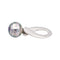 Pendentif Pendentif en or blanc 18 carats avec perle de Tahiti 58 Facettes 578617CD