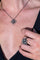 Collier Collier fleur - Pendentif en or noir 18 carats et diamants 58 Facettes 578701RV