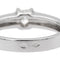 Bague 53 Bague solitaire en or blanc 18 carats avec diamant brillant 58 Facettes 578708RV