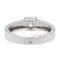 Bague 53 Bague solitaire en or blanc 18 carats avec diamant 0,50 ct 58 Facettes 578709RV