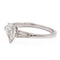 Bague 53 Bague solitaire en or blanc 18 carats avec diamants 58 Facettes 578717RV