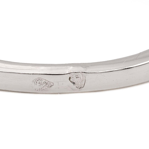 Bague 53 Bague solitaire en or blanc 18 carats avec diamants 58 Facettes 578717RV