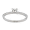 Bague 53 Bague solitaire en or blanc 18 carats avec diamants 58 Facettes 578719RV
